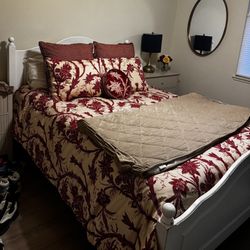 Queen Size White Bed Frame