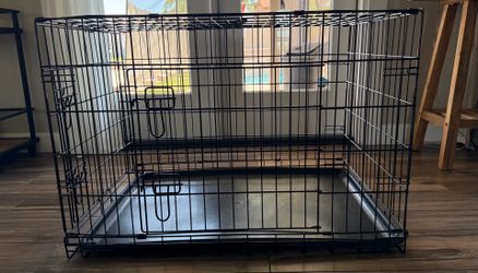 Collapsible 2-Door Dog Kennel / Crate