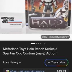 McFarlane Halo Reach Series 2 Spartan cqc Custom (male) Action Figure