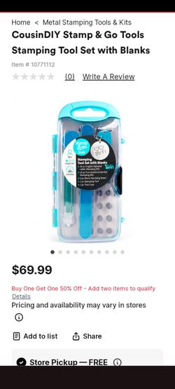 Crafters Stamping Tool Set New