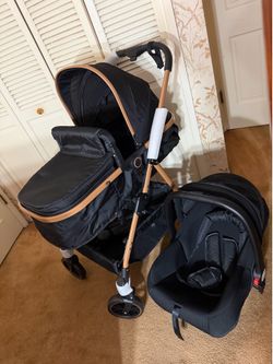 Carrito para bebé + silla para carro