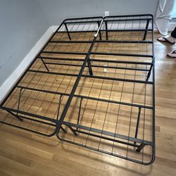 Queen Size Platform Frame Or Two Twins 