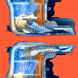 HEADLIGHT LEFT & RIGHT SIDE HEADLAMP OEM  2018 - 2020 FORD F-150 XLT 