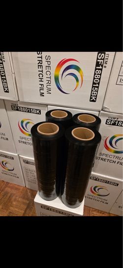 Black shrink wrap plastic wrap delivery available