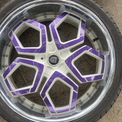 Lexani Wheels 26" X 9.5 with Nice Tires 