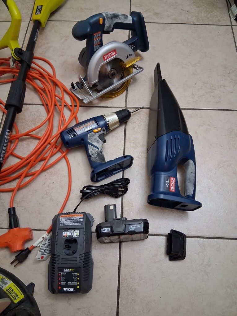 Ryobi Tools $225 Dlls. All Set.