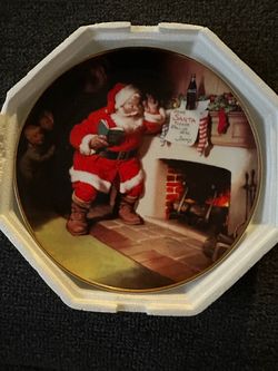 #15 Coca-Cola Santa Claus Collector Plate