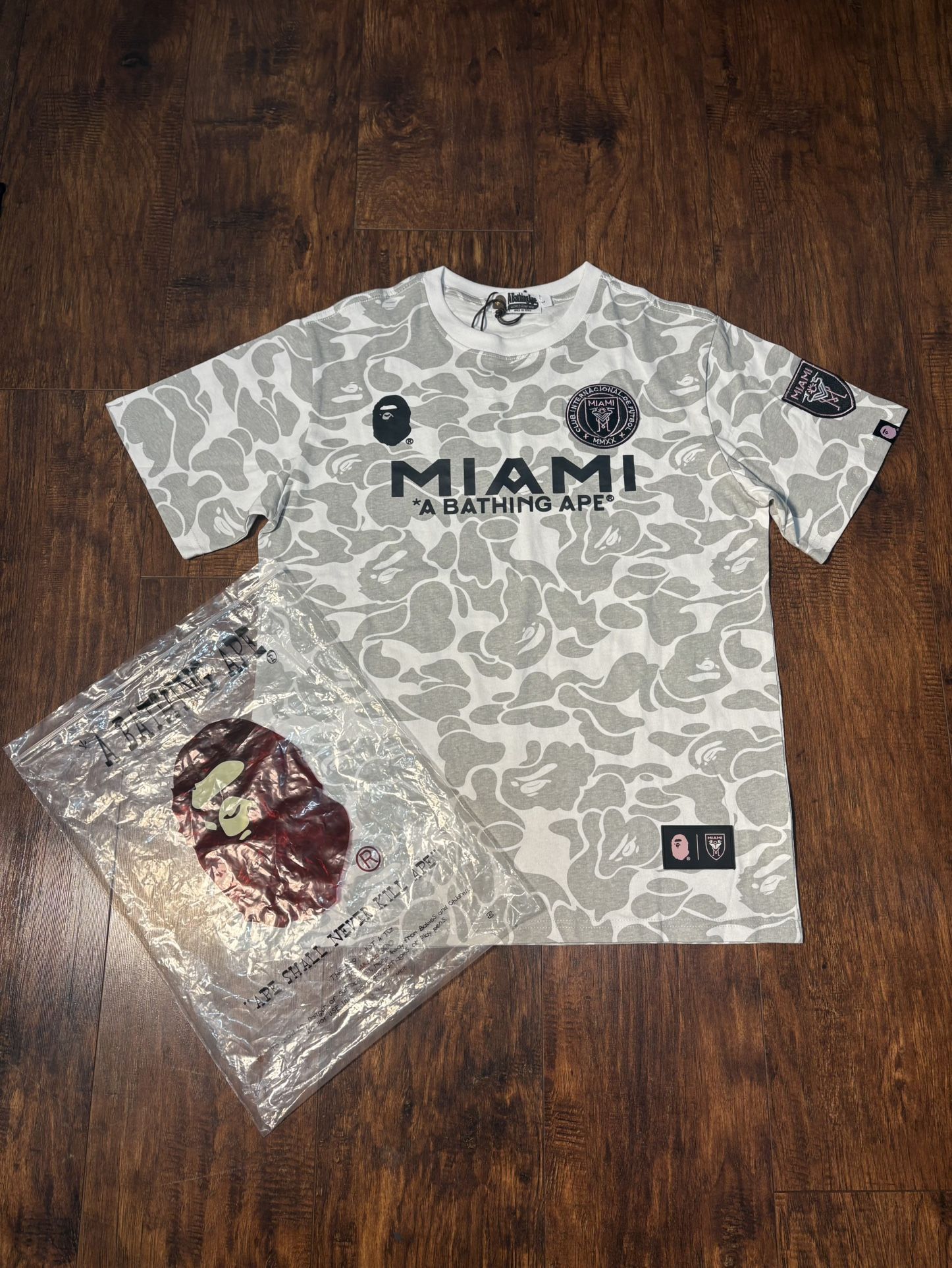 White Inter Miami x Bape Jersey
