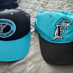 Florida Marlins Snapback Hats (2 Available) 