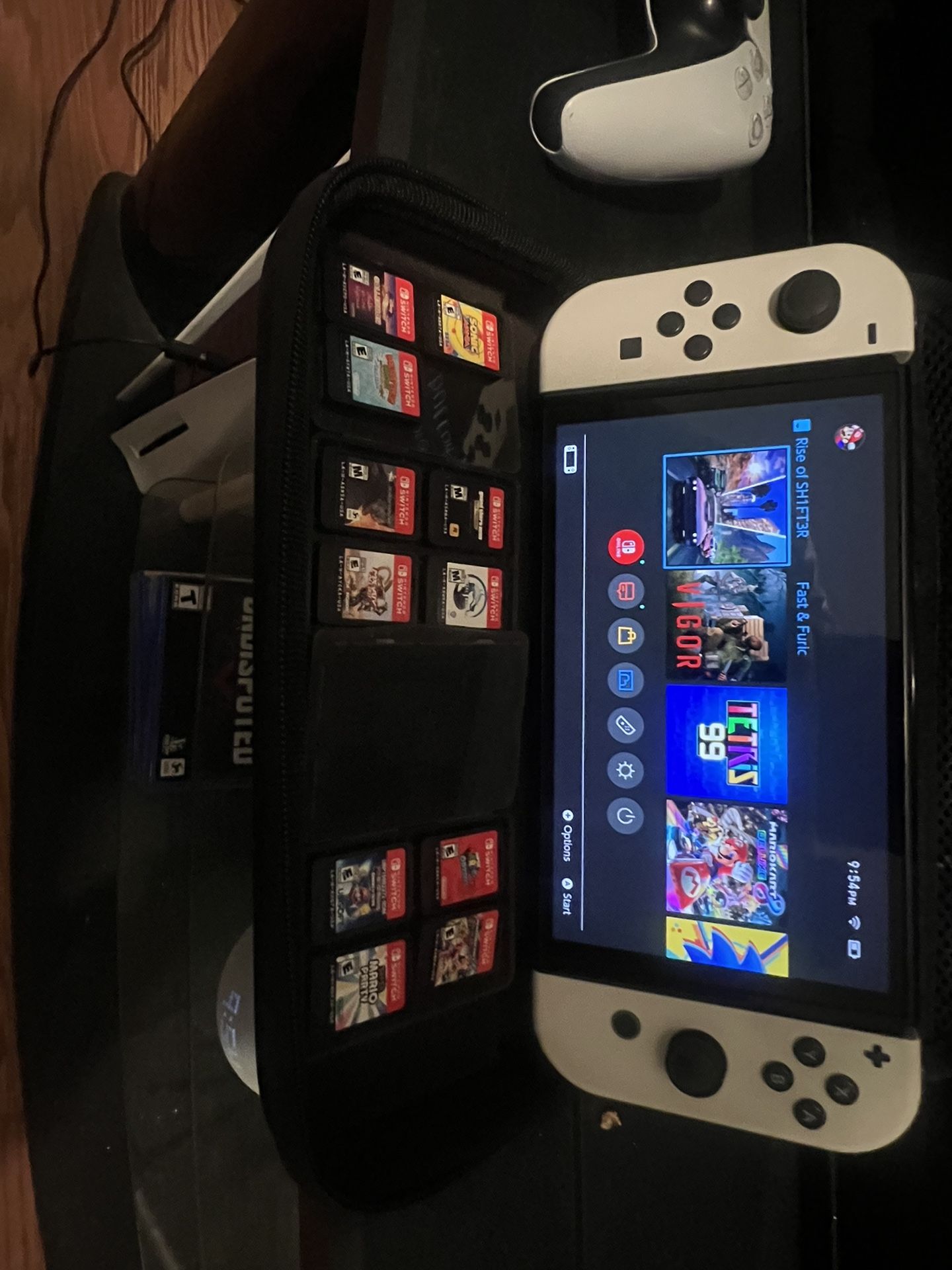 Oled Nintendo Switch  Bundle With 14 games