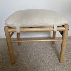 Brand-New Threshold Cushioned Ottoman from Target 