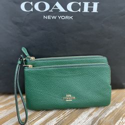 Coach Double Zip Wallet 