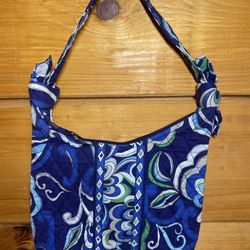 Vera Bradley Mediterranean Blue Small Handbag Tote