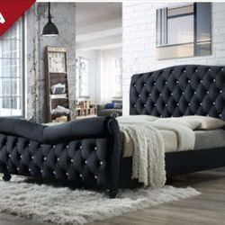 BEAUTIFUL BLACK BED ONLY $399