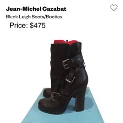 Jean Michel  Cazabat Leigh Women Heel Boots Size: 40EU 9.5US