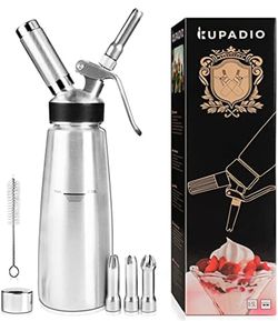 Professional Stainless Steel Whipped Cream Dispenser (500 mL)