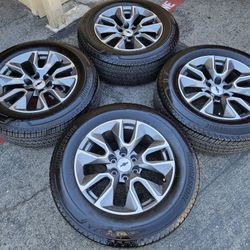 20" CHEVY TAHOE RIMS & TIRES 