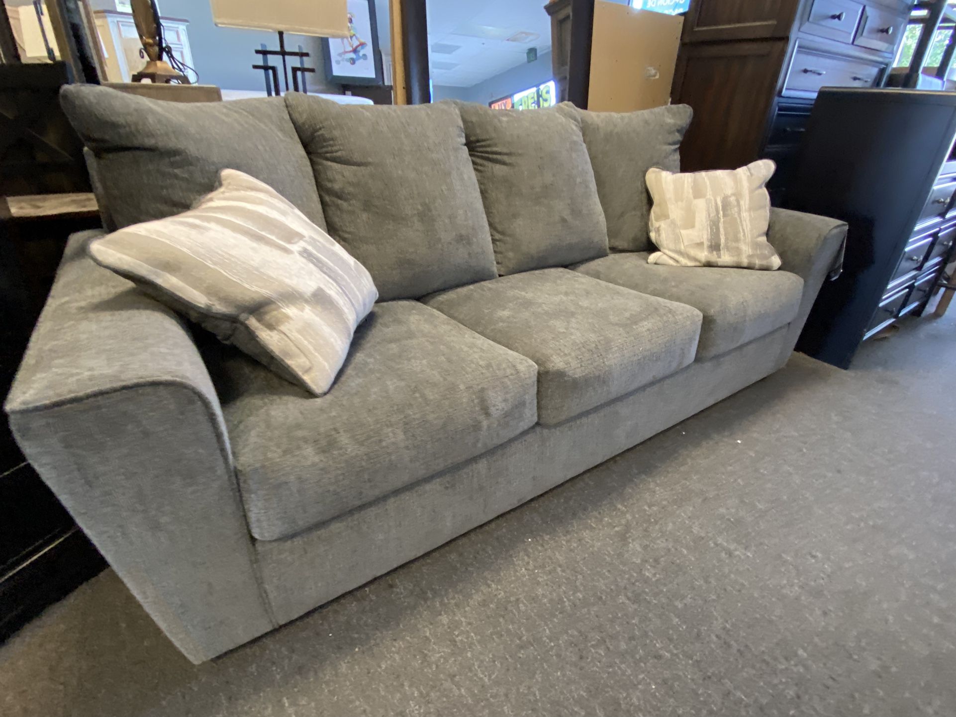 Ashley Living room Set Couch And Loveseat New. Must Sell $899. Ashley. Clearance Grey Living room Set.