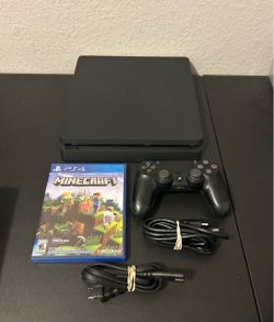 Slim PlayStation 4 PS4 1TB Minecraft Bundle