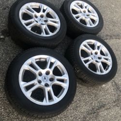 4 X 245/50r17 5x4.5 5x114.3 Stock Acura TL TSX Honda Accord Civic Camry Ford Mustang Civic Sentra Altima rims Wheels 80% Treads Tires 
