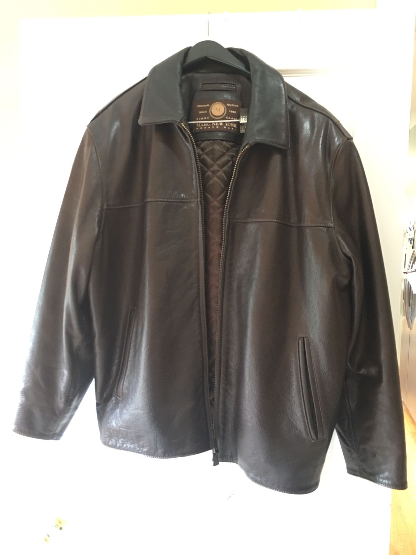 Marc New York genuine leather jacket for men- Large