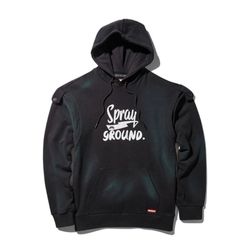 Sprayground Pullover Hoodie with Bear Print. & Sprayground Army Tie Dye Graphic Hoodie Pullover
