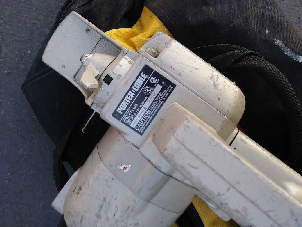 PORTER CABLE 126 DOOR PLANER GREAT CONDITION MUY BUENAS CONDICIONES NO