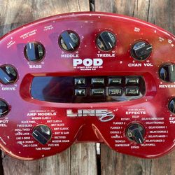 Used Line 6 Pod 2.0 Amp Modeler Effect Processor Guitar