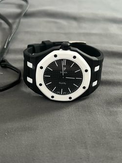 Ap x Swatch Royal Pop Ocho negro with band ONLY