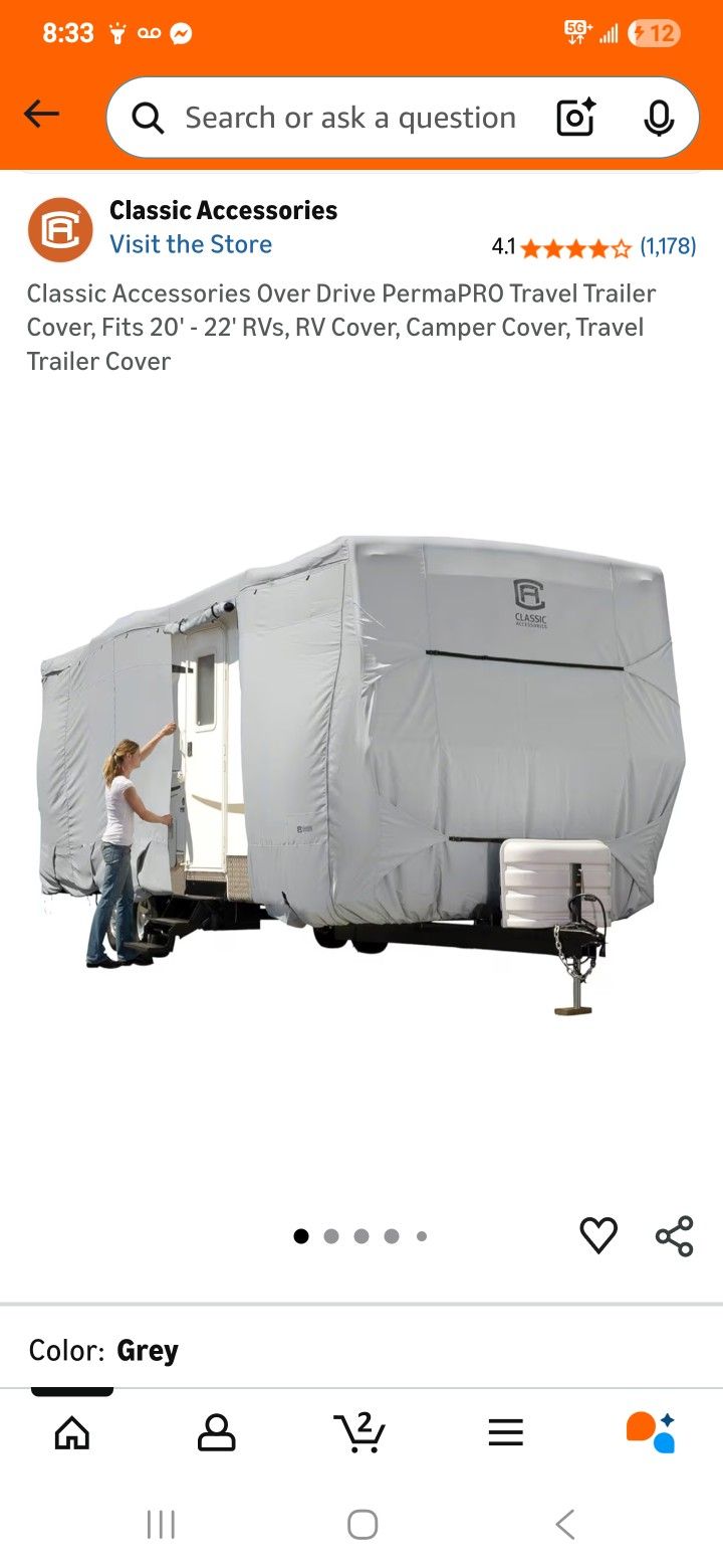PermaPro RV Cover Class A size
