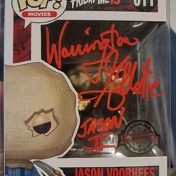 Friday The 13th Jason Signed Pop