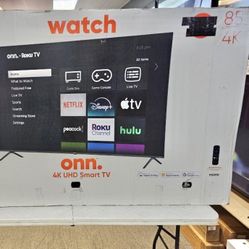Tv 85 $55 Down On Finacing Free Delivery. 6 Month Warranty.   85 Onn Smart 4k Hdtv. 