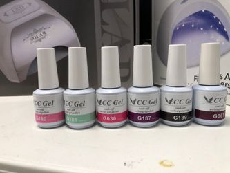 CC Gel nail polish 1 set (6 bottle)