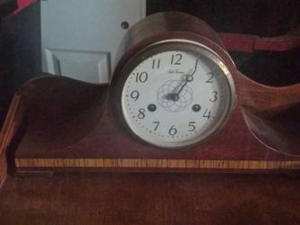Seth Thomas Mantel Clock Wood Case
