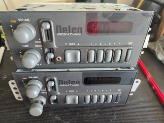 2 Pontiac radios trans am firebird formula  tuned port injection