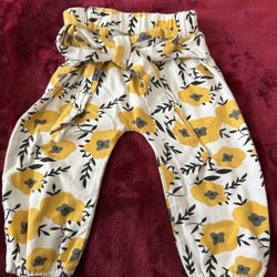 Baby Girl Yellow Pants (3-6m)
