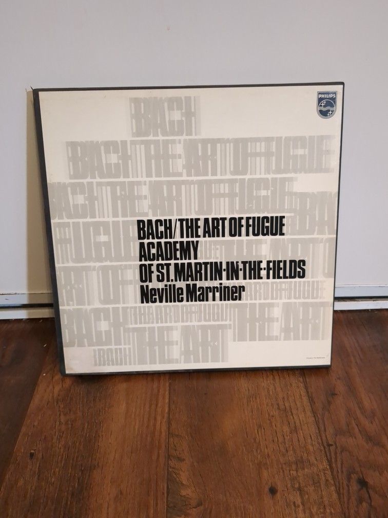 Record: Back/ The Art Of Fugue Academy Of St. Martin- In- The- Fields Neville Marriner