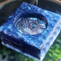 Epoxy Resin Chameleon Ashtray 