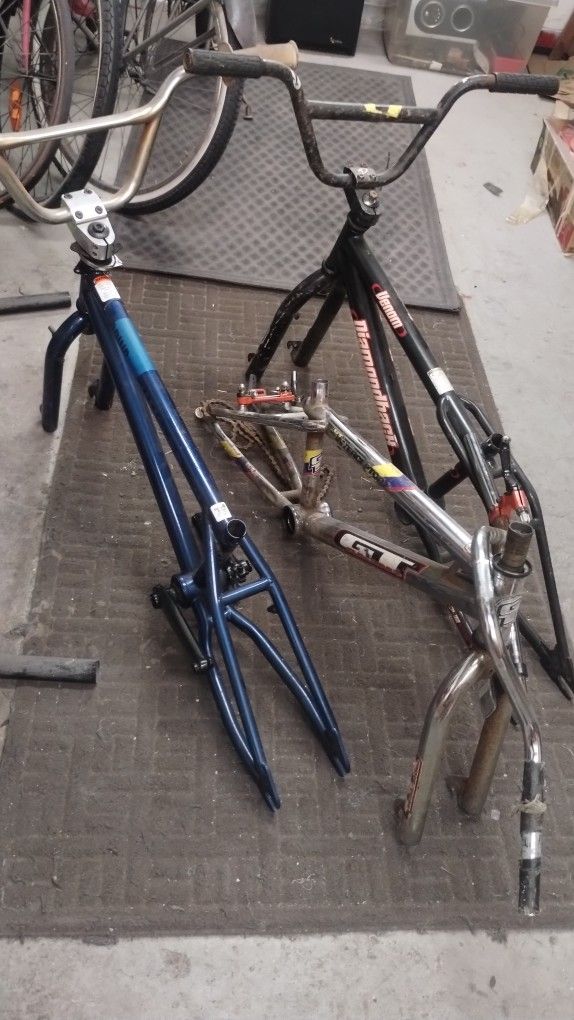 3 Mid School BMX Frames One Price $150 For All 3 Frames Or Separately GT Interceptor $75 DB $60 Each