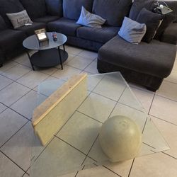 Designer Glass Table