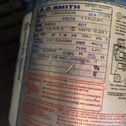 Goulds Well Pump A.O Smith