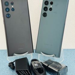 Samsung Galaxy S22 Ultra 5g (128gb) Green / Black UNLOCKED