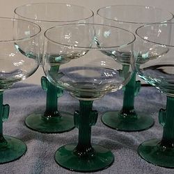 Margaritas Catcus  Glasses
