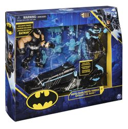 DC Comics Spin Master Batman Moto-Tank Vehicle 4" Bane & Batman Action Figure