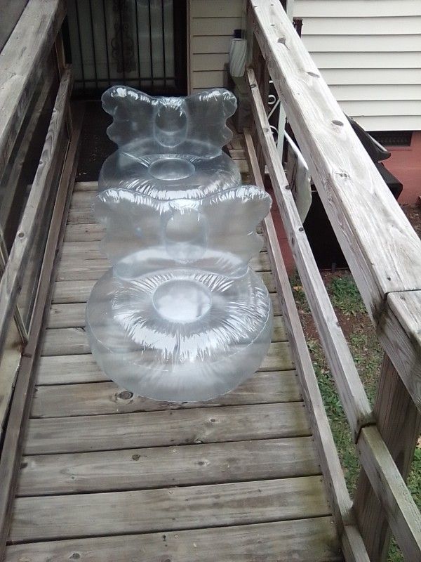 Suntime: Pool Float Chairs. Two