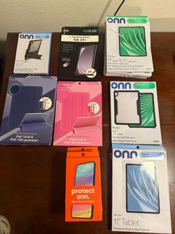 Mixed Lot of Tablet Cases and Screen Protectors