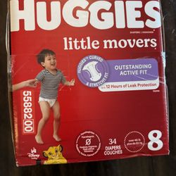 Huggies Little Movers Size 8