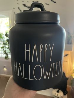 Rae Dunn Happy Halloween Canister