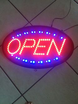 Open sign