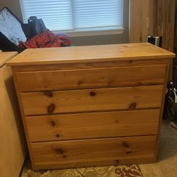 Set Of 3 Solid Wood Pine Dressers